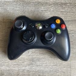 Black Xbox 360 Wireless Controller 