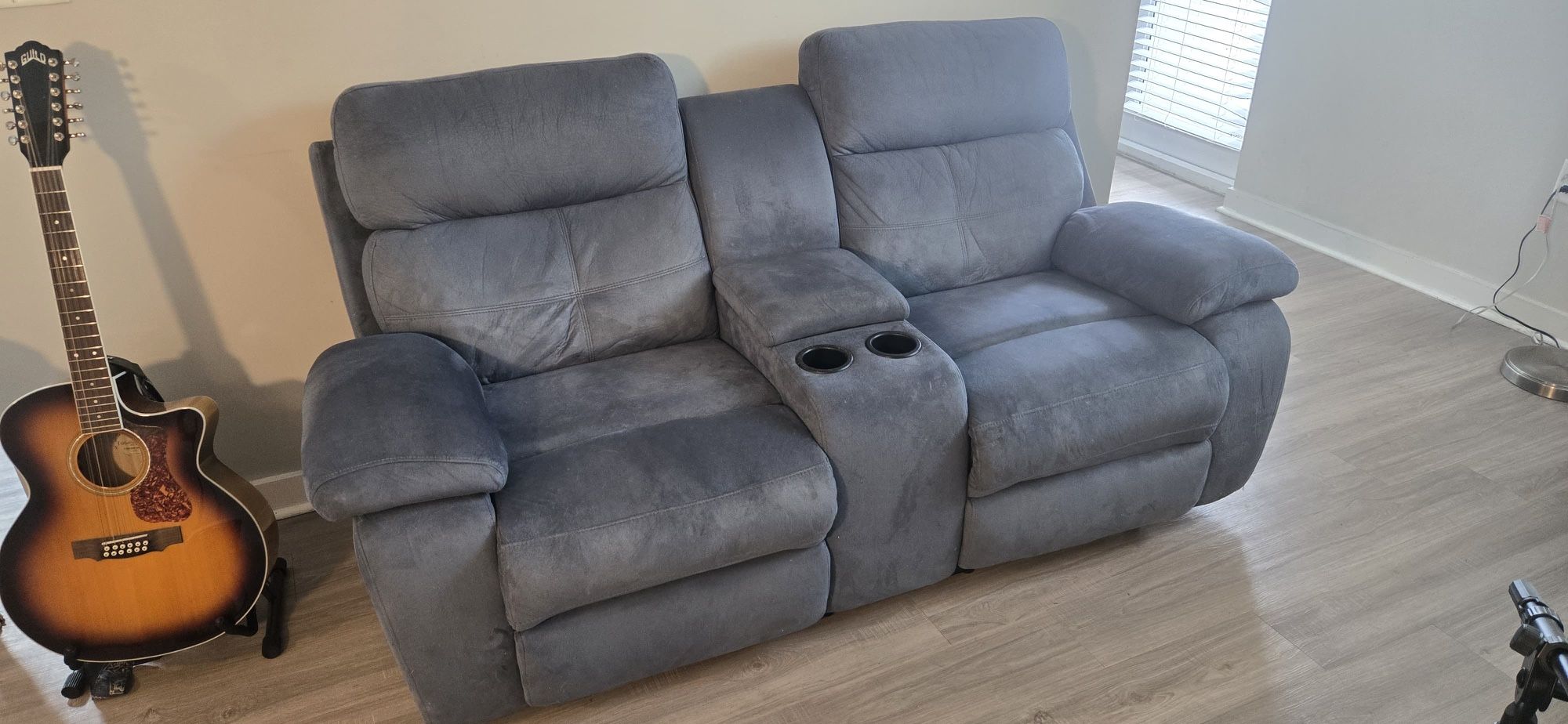 Blue Recliner Couch