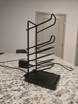 Multi-Device Charging Station with Wire Stand
