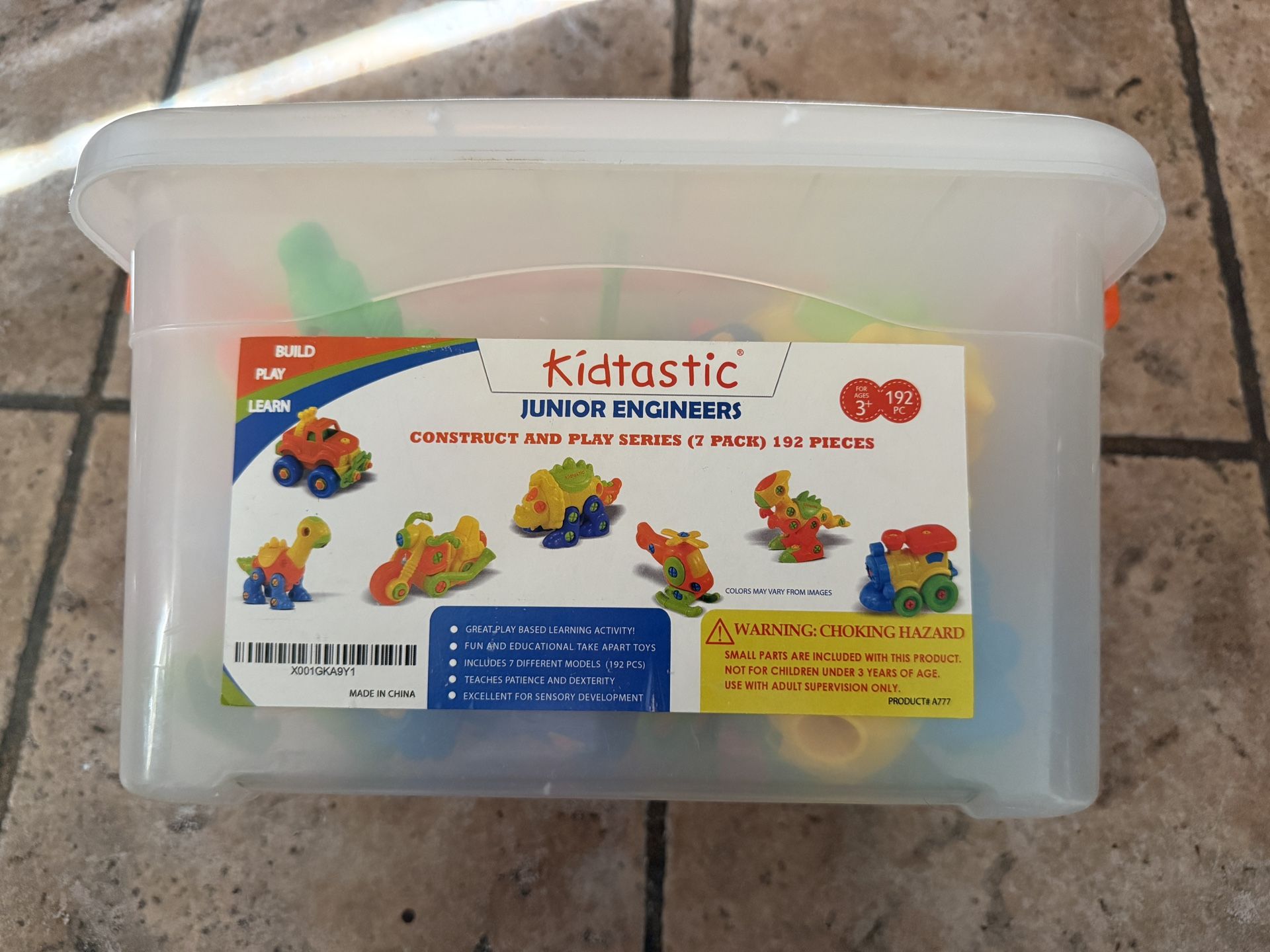 Kidtastic, Junior Engineers, Construct and Play Series (7Pack)