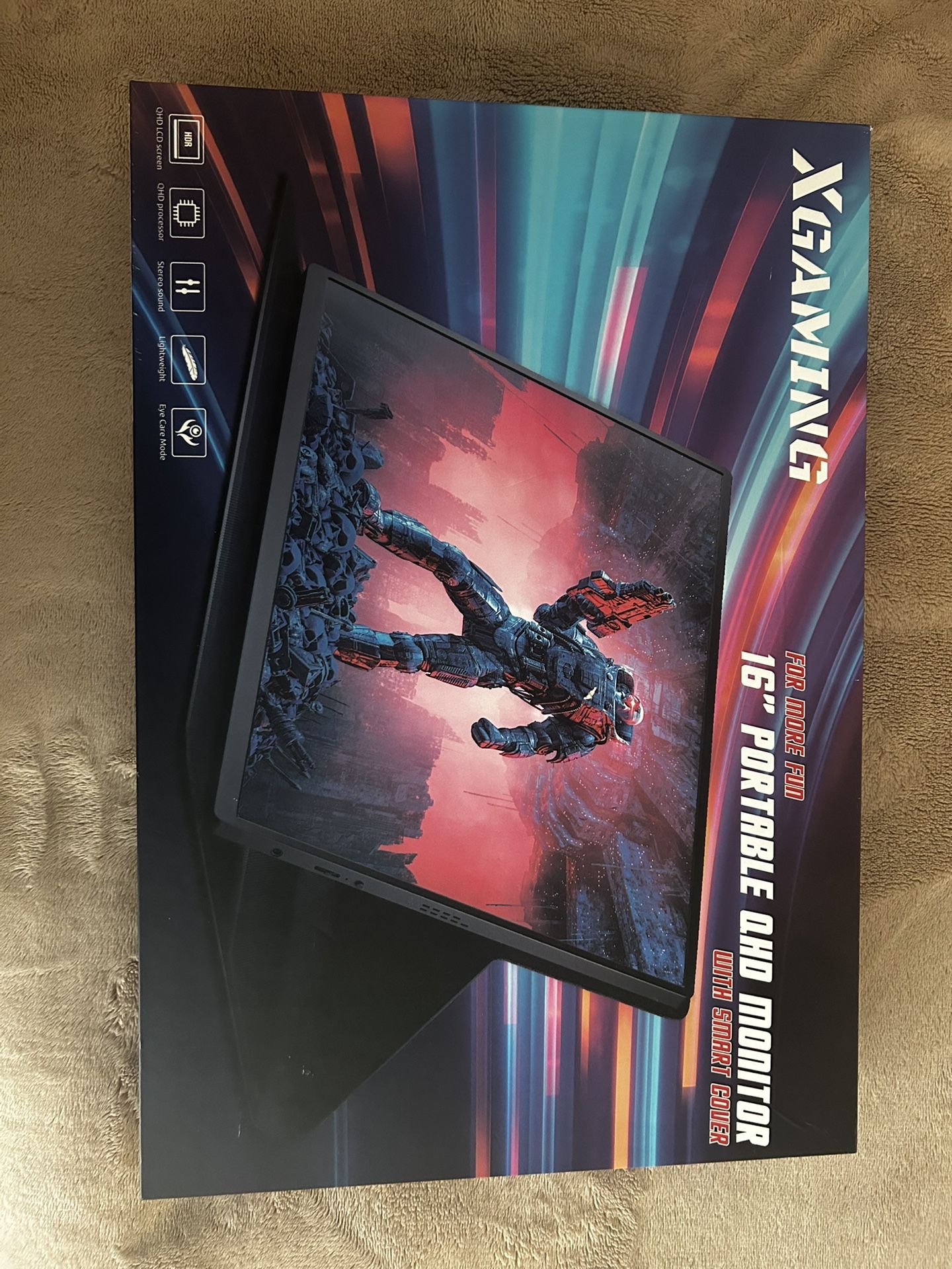 📺 XGaming 16” Portable QHD Monitor – Brand New
