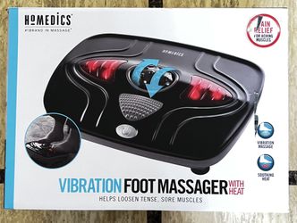 HomeMedics Vibration Foot Massager With Heat
