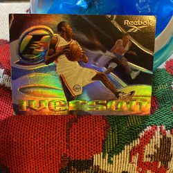 Allen Iverson Reebok Card