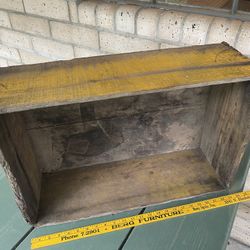 Crate  wooden packing antique storage display