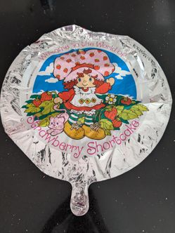 Vintage 1981 Strawberry Shortcake Mylar Balloon Never Inflated - Pickup in 91706