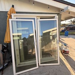 Standard vinyl sliding glass patio doors