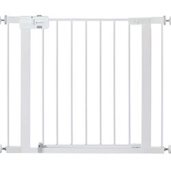 Safety 1st Easy Install Walk Thru Baby Gate for Doorways, Gate With Door, Dog Gates, Fits 29"-38", Easy Install 28" Tall, White