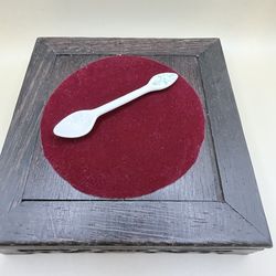 Lenox Spice Village Condiment Spoon - Vintage 1992 (Green)