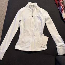 Lulu Lemon Define White Jacket BRAND NEW