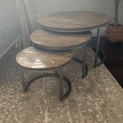 ACCENT/COFFEE TABLES (3-PIECE SET)