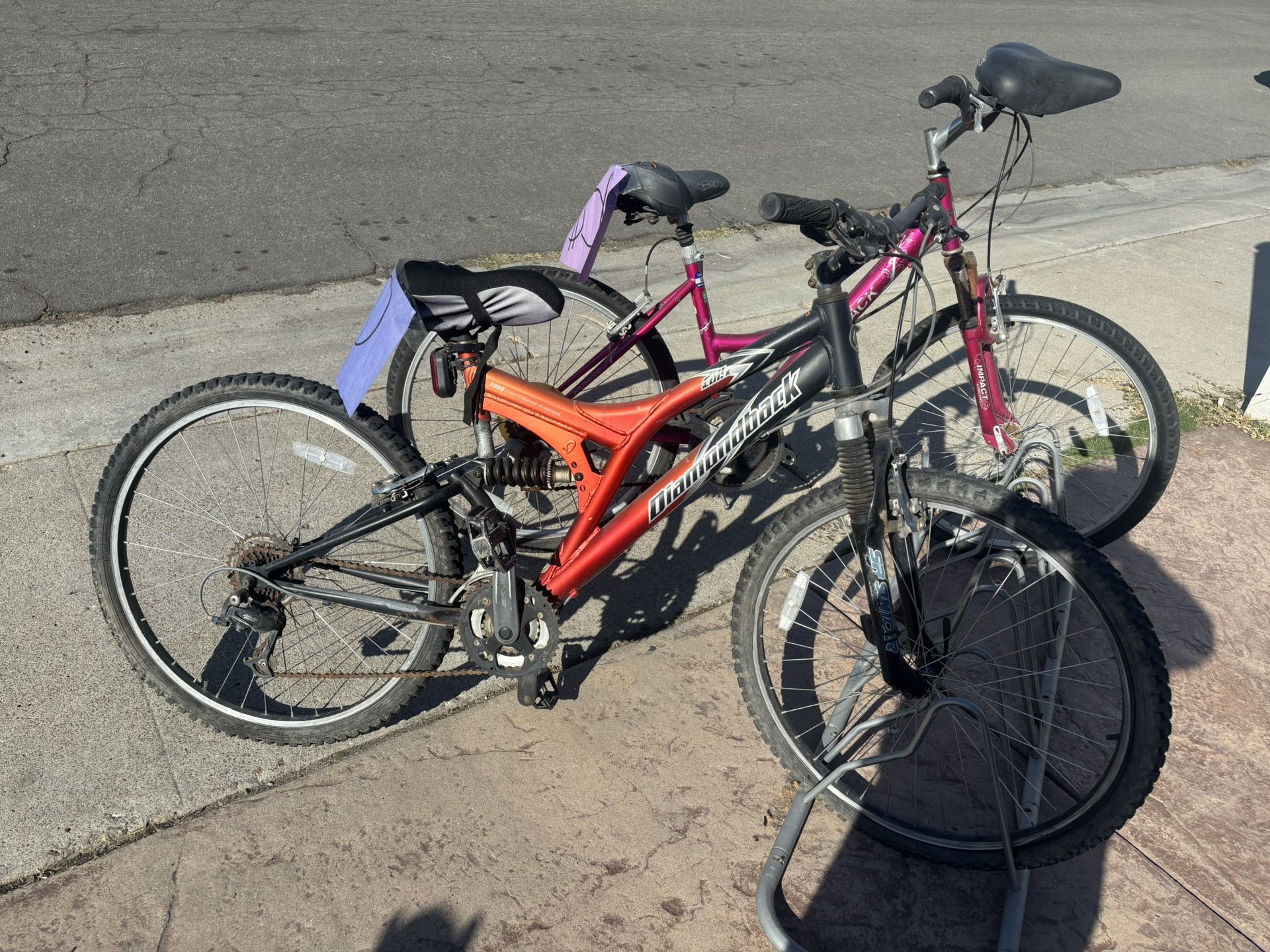 Diamond Back mountain bikes for sale