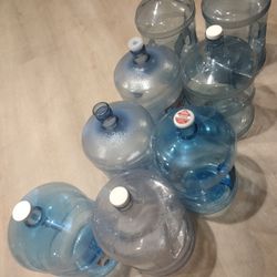 5 gallon Water Bottles (8)