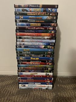 DVDs - Mostly Disney! 29 Count (+18 Kids DVDs)