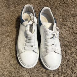 Alexander Mcqueen White/navy Blue 