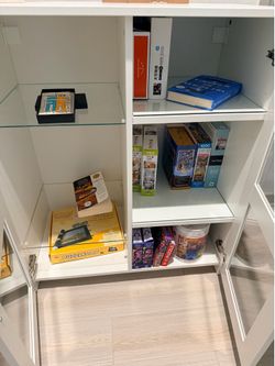 Cabinet with glass doors