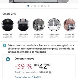 Baby Diaper Bag  With Changing Station