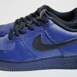 Nike Mens Air Force 1 '07 LV8 315122-423 Navy Blue Black Sneakers Shoes Size 7.5