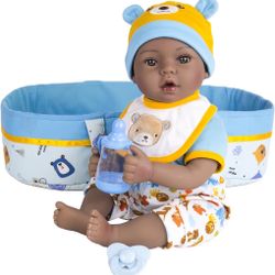 Black Reborn Baby Dolls - 18 Inch - NEW (1483/15)