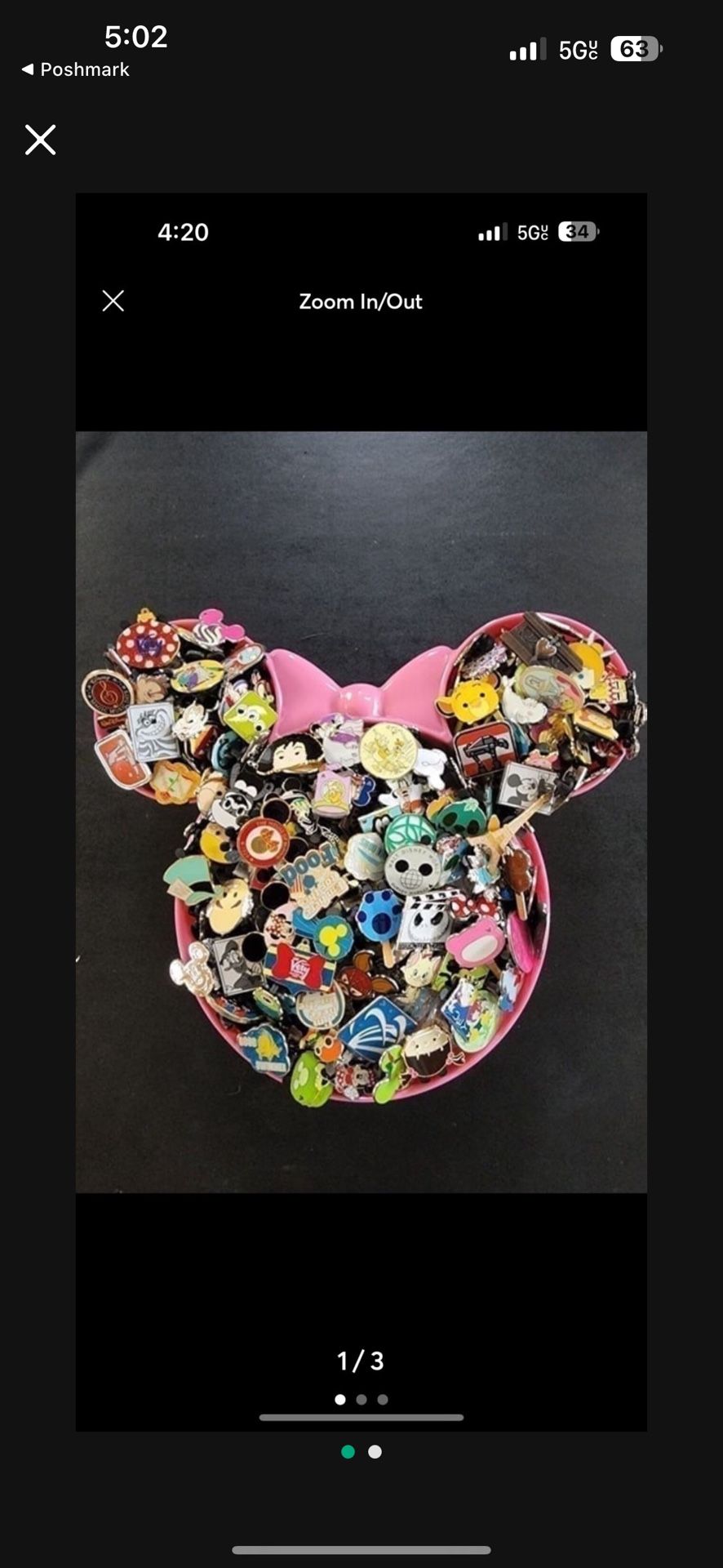 DISNEY PIN TRADING LOT 50,NO DUPLICATES, FREE SHIPPING, 100% TRADABLE