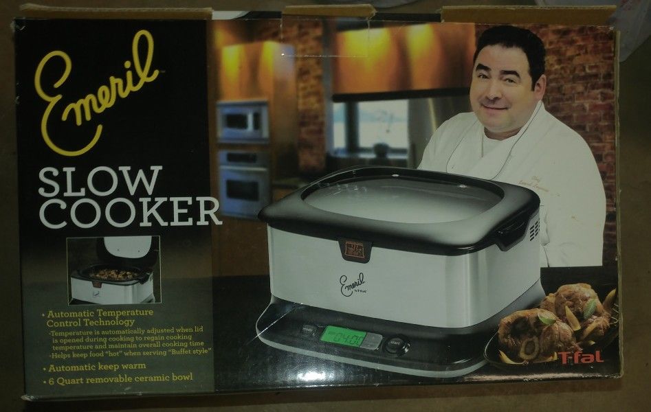Emeril by T-Fal Slow Cooker 6-qt capacity