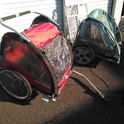 Large Allen Bicycle Trailer 2 Seater For Kids Or Pet