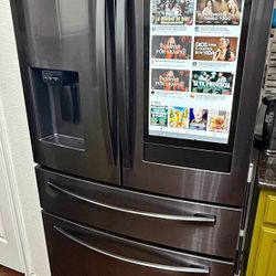 Samsung refrigerador RF22R7551SG/AA Family Hub Refrigerator - Black Stainless Steel - 22 cu....
