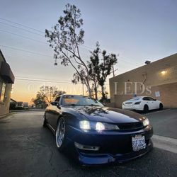 H7 LED Light Bulbs, 8000LM Per Set 6500K LED Light Bulbs with Fan & EMC, Halogen Headlight Bulb Replacement, Pack of 2 