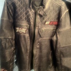 Affliction Men’s  Leather Jacket 