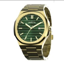 GOLD INVICTA MENS WATCH NEW AND IN ITS BOX