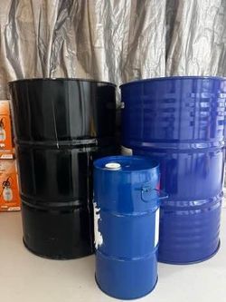 55 gallon drums metal and smaller drums