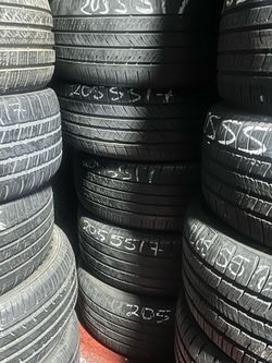 205/55/17 single tires 40 each
