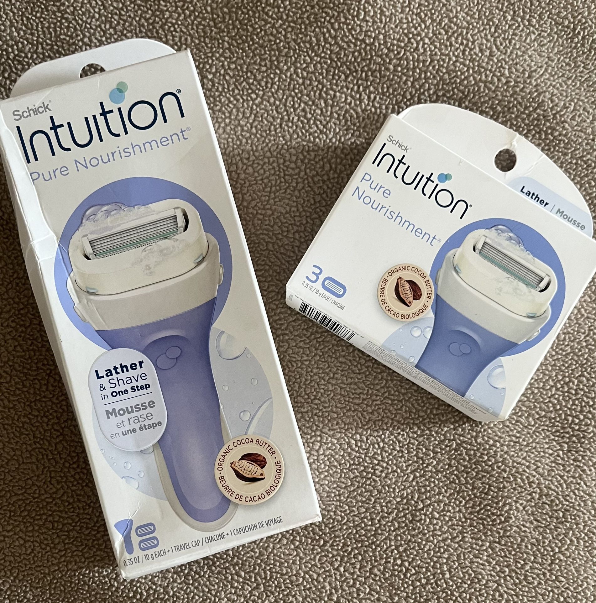 Intuition Pure Nourishment razor & refills 