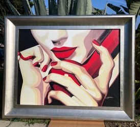 Giclee Embellished Painting $65