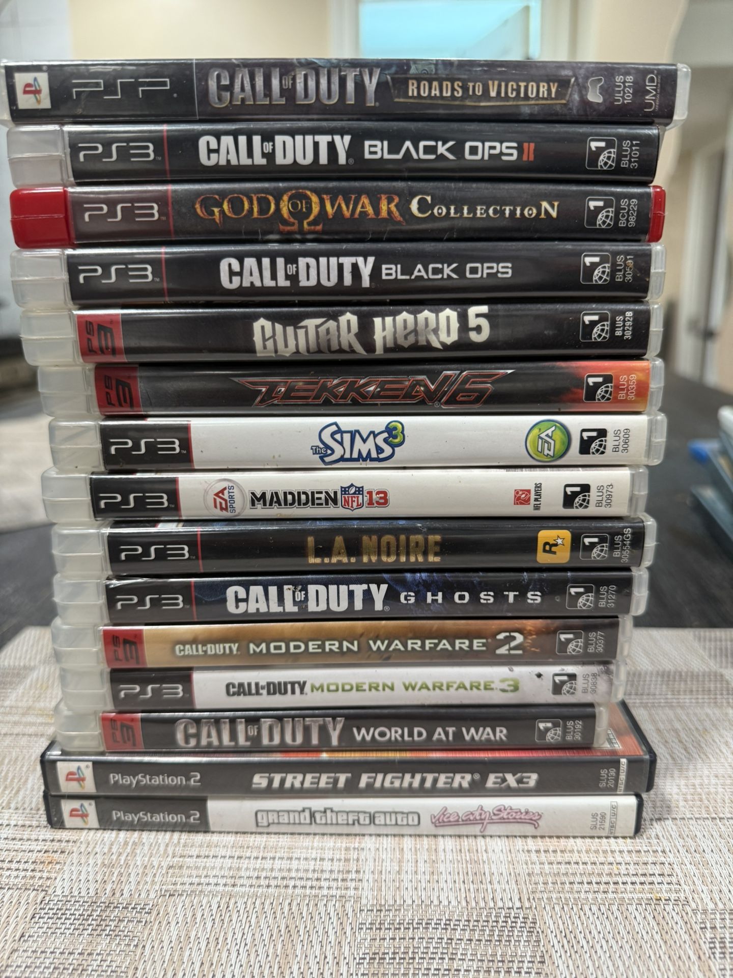 Huge Lot of PS3, PS2 & PSP Video Games – Call of Duty, God of War, GTA, Tekken & More