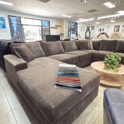(ANY COLOR) Brand New Super Plush Comfy Sectional Set 