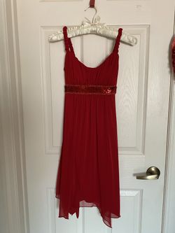 Red Dress Small Junior Like New