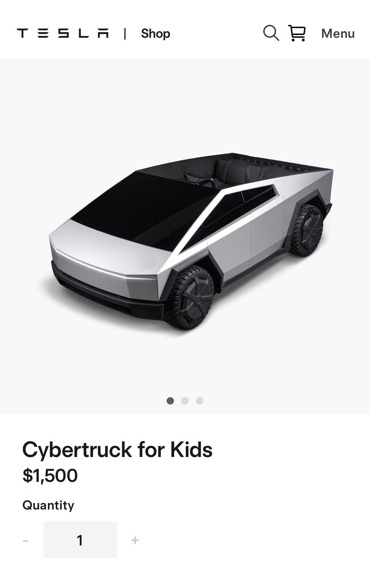 Kids TESLA cibertruck