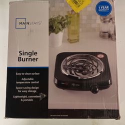 Mainstays Single Burner