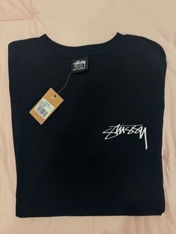 Stussy Black Graphic T-Shirt with Tags
