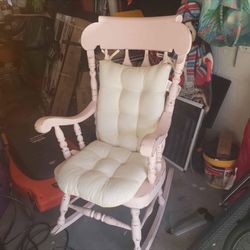 Pink Adult Rocking Chair