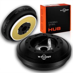 W-POWER Steering Wheel Short HUB Adapter For Toyota/Celica/Lexus/GS300/GS350 -(3-HUB-06A-BK