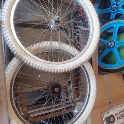 Old-school 20" Bmx Wheels N Tires 