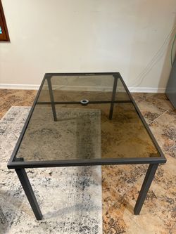 Free Glass Patio Table
