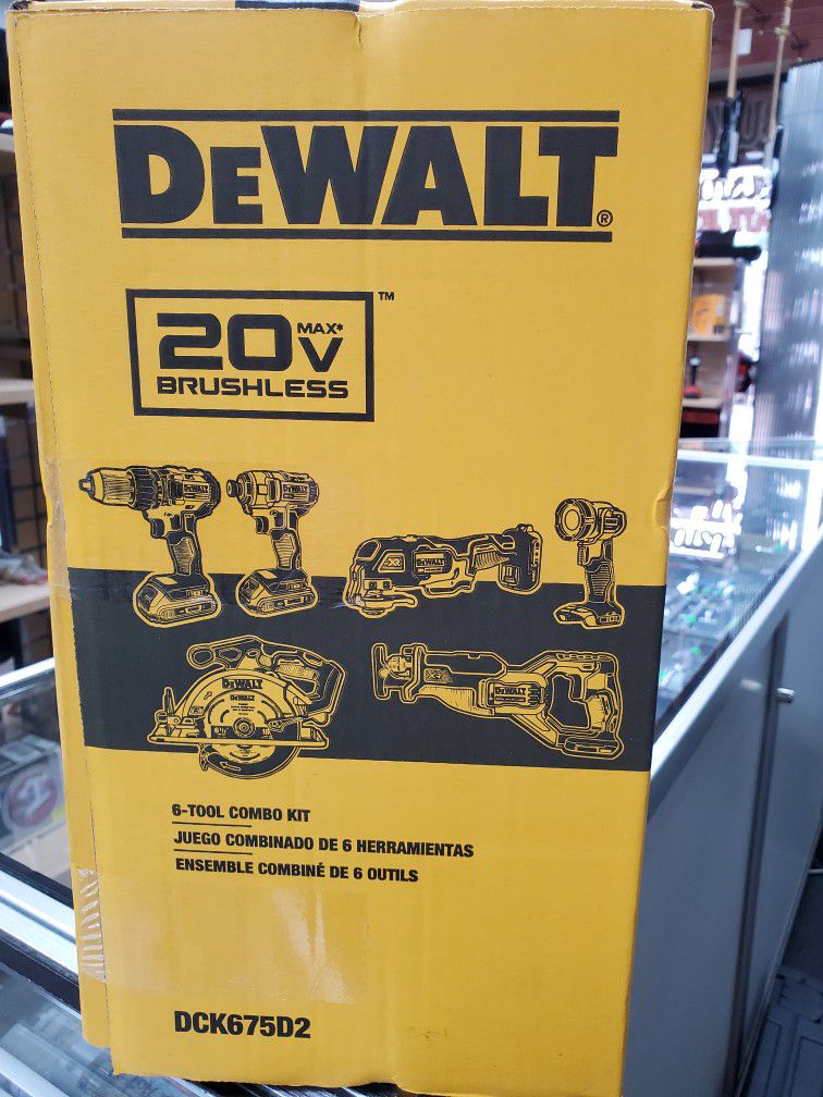 Dewalt Tool Brushless Combo Kit 20v DCK675D2 for Sale in Stafford, VA  OfferUp
