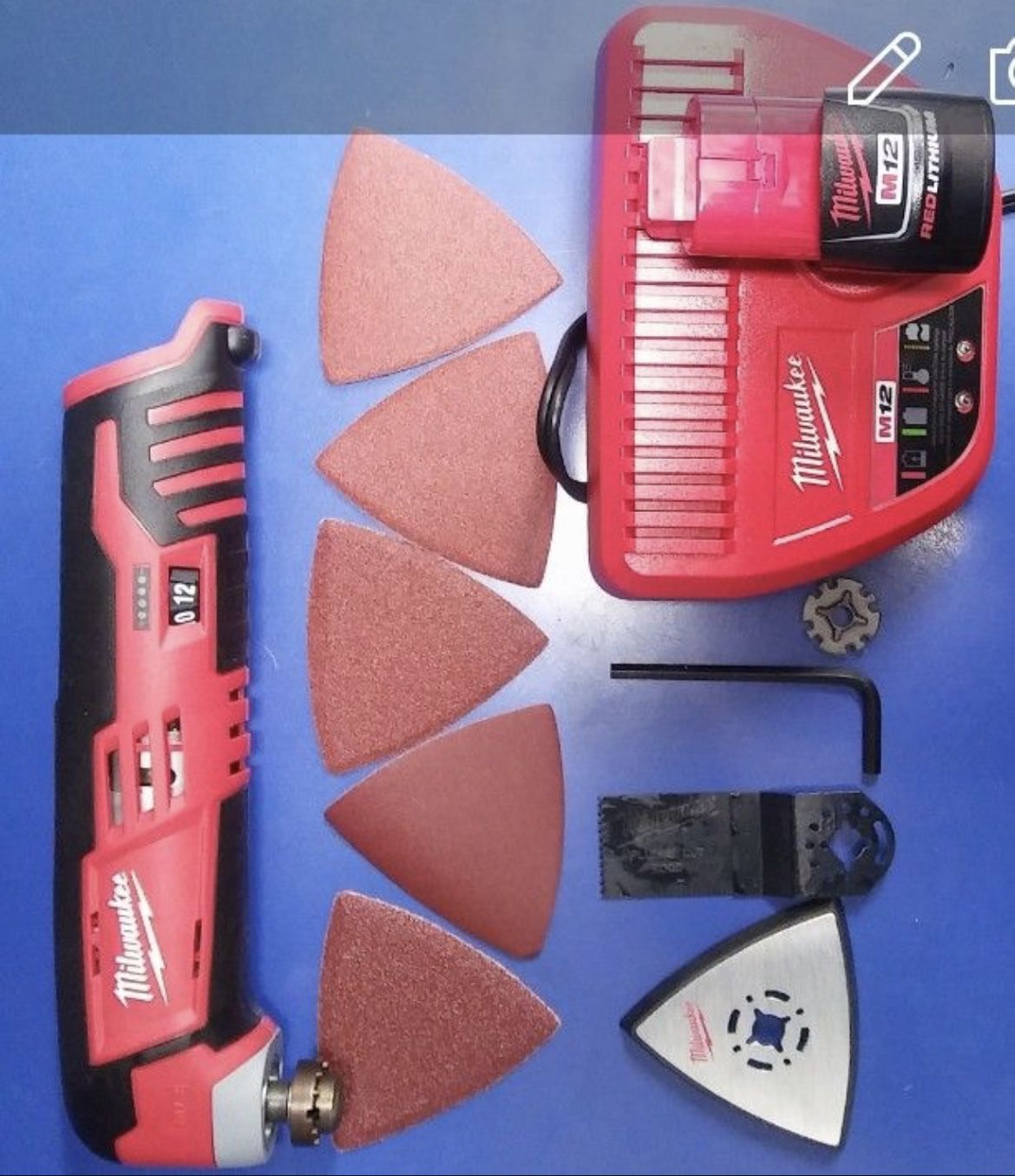 Price just drop - Brand New Price to sell- Milwaukee cordless oscillating multi tool, charger ,battery