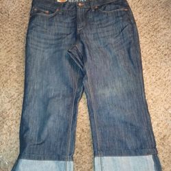 Merona Crop Jeans New With Tags Size 14