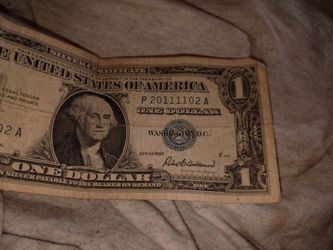 1957 Funny SN Silver Certificate