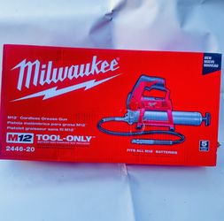 Milwaukee, M12 Grease Gun Tool Only 