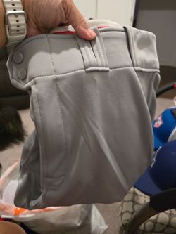 Mens Grey baseball pants