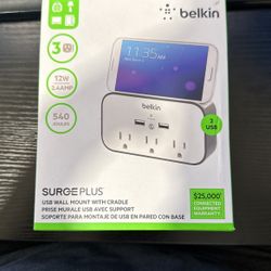 Belkin SurgePlus USB Wall Mount